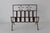 Metal Rustic Western Style Wrought Iron Fireplace Log Holder Open Stars Cutouts Detail Vintage For Sale - Image 7 of 13