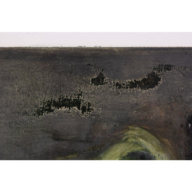 Figurative Barbara Goodman for Betty Signed Abstract Figurative Oil Painting on Paper 1994 For Sale - Image 3 of 9