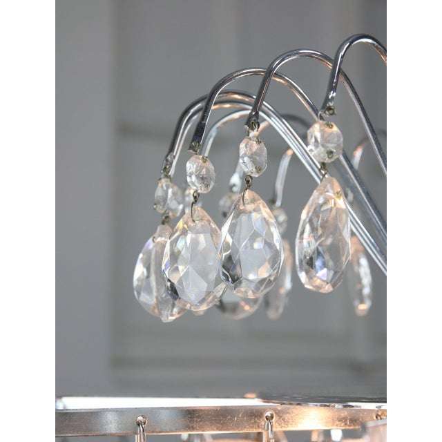 Vintage Viennese Crystal Chandeliers, 1970s, Set of 2 For Sale - Image 12 of 18