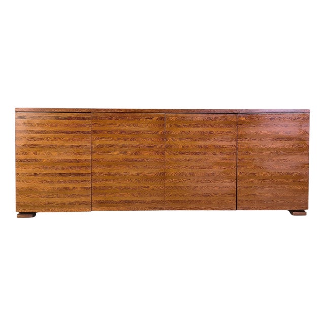 Large Vintage Wenge Sideboard, 1970s For Sale