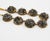 Limoges Black Gray Enamel and Pate De Verre Link Choker Necklace For Sale In Atlanta - Image 6 of 8