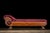 Early 20th Century Antique Quarter Sawn Oak Chaise Lounge For Sale - Image 5 of 9