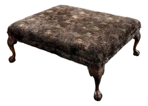 Old Hickory Tannery Chippendale Oversized Ottoman
