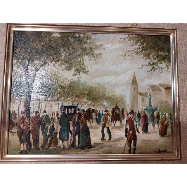 Abad, Landscapes, Oil on Canvases, 1950, Set of 2 For Sale - Image 16 of 18