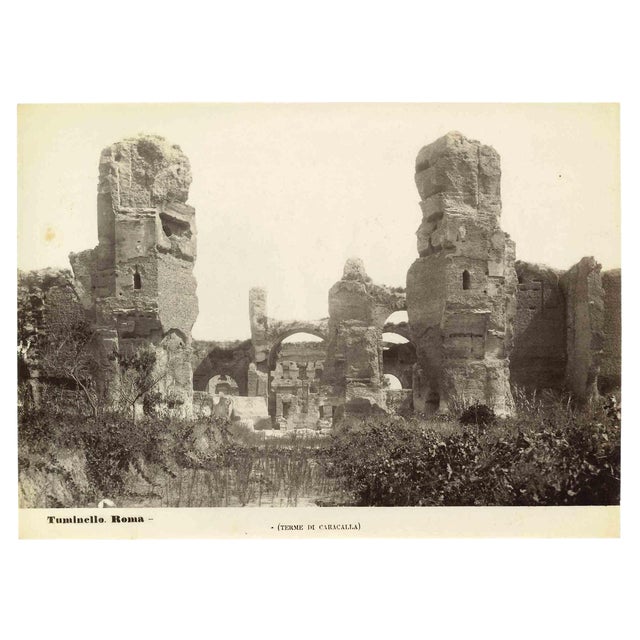 Ludovico Tuminello, Baths of Caracalla, Vintage Photograph, Early 20th Century For Sale
