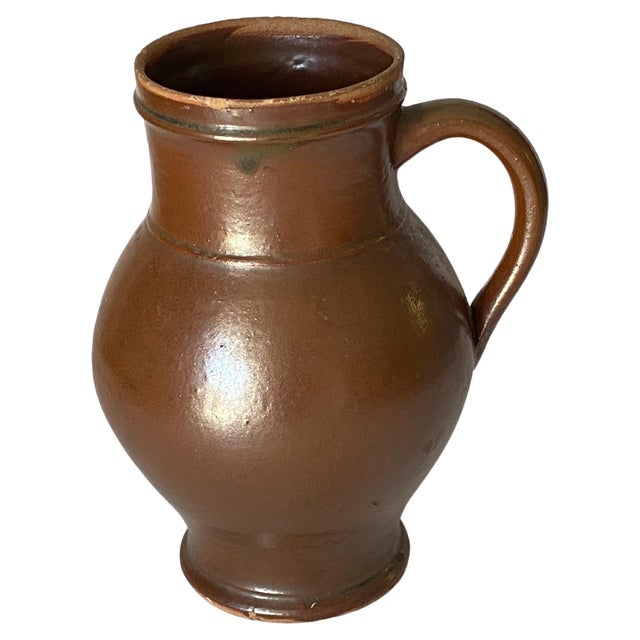 Stoneware Jug from France Brown, 1960s For Sale