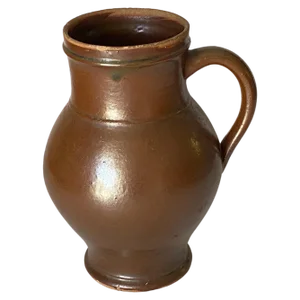 Stoneware Jug from France Brown, 1960s