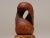 Wood Small Vintage Handcarved Modernist Organic Form Wooden Sculpture on Base Signed For Sale - Image 7 of 17