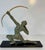Stone After Jean De Roncourt, French Art Deco The Archer Sculpture, 1930s, 1920s, Metal & Bakelite on Marble Base For Sale - Image 7 of 12
