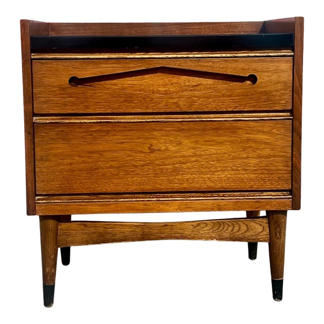 Vintage Bassett Denmark Teak Nightstand, Made in Denmark, 1965 For Sale