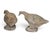 Sculpture Materials 1950s French Weathered Concrete Garden Geese With Lichen Patina, Pair For Sale - Image 7 of 16