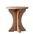 Farmhouse Matthew Izzo Home Brutus Round Upcycled Pine Wood Side Table For Sale - Image 3 of 6