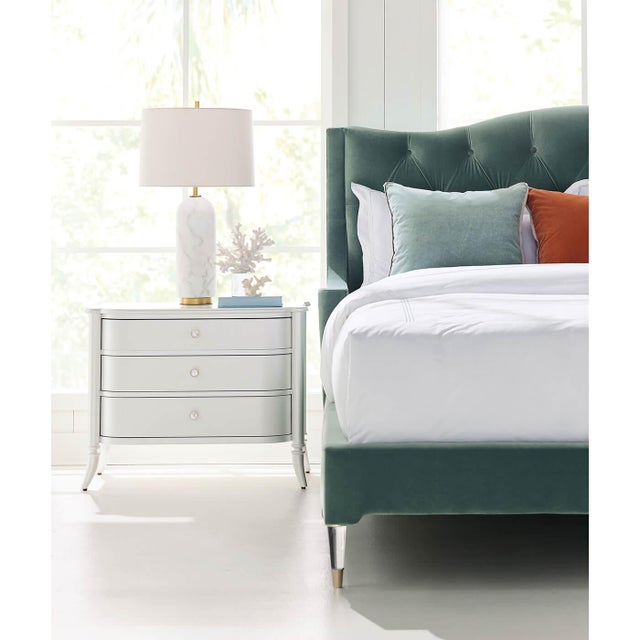 Velvet Tufted King Bed Chairish