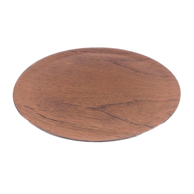 Mid-Century Modern 1960s Danish Teak Bentwood Tray For Sale - Image 3 of 11