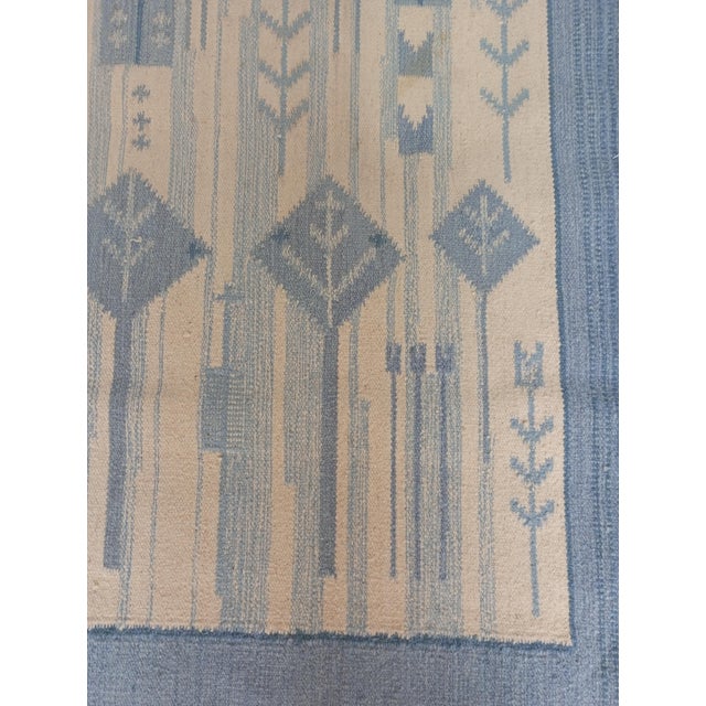 Vintage Swedish Hand-Woven Rölakan Rug, 1960s For Sale - Image 3 of 15