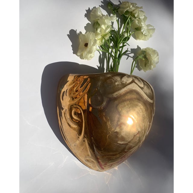 Early 20th Century Art Nouveau Ceramic Wall Pocket For Sale - Image 4 of 6