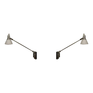 1979 Nessen Lighting Articulating Wall Fixtures - A Pair