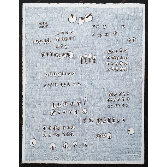 2020s Contemporary Abstract Ink on Paper "Sans Titre 771" by Jérémie Iordanoff For Sale - Image 5 of 8