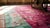 Textile 1920s Pink Floral Antique Chinese Art Deco Rug 8'9" X 11'8" Handknotted Wool Carpet For Sale - Image 7 of 8