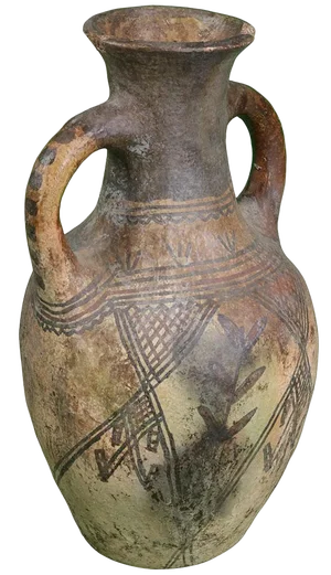 Early 20th Century Berber Water Vessel W/ Handles