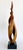 Contemporary 1980s Organic Modern Carved "Spiral" Abstract Wood Sculpture on Acrylic Cube Base For Sale - Image 3 of 11