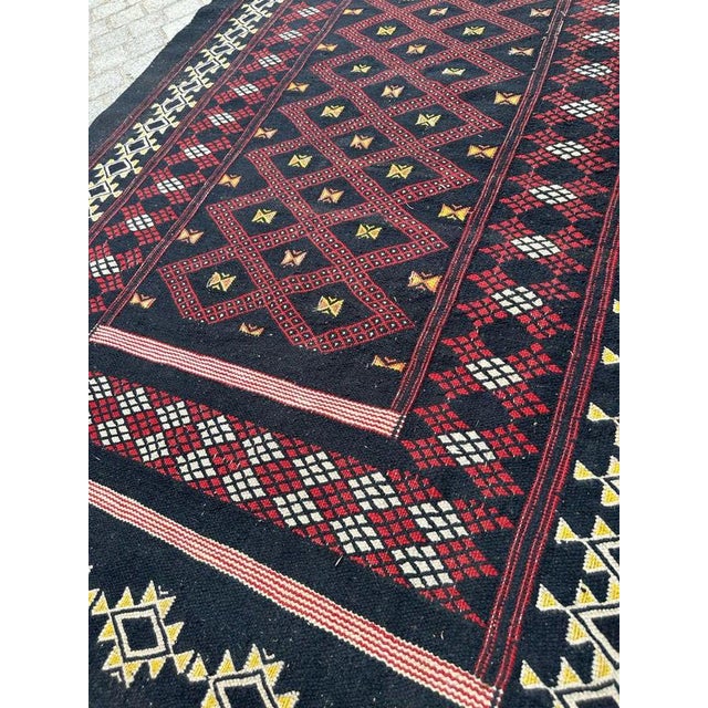 Vintage Moroccan Berber Tribal Kilim, 1950s For Sale - Image 13 of 18