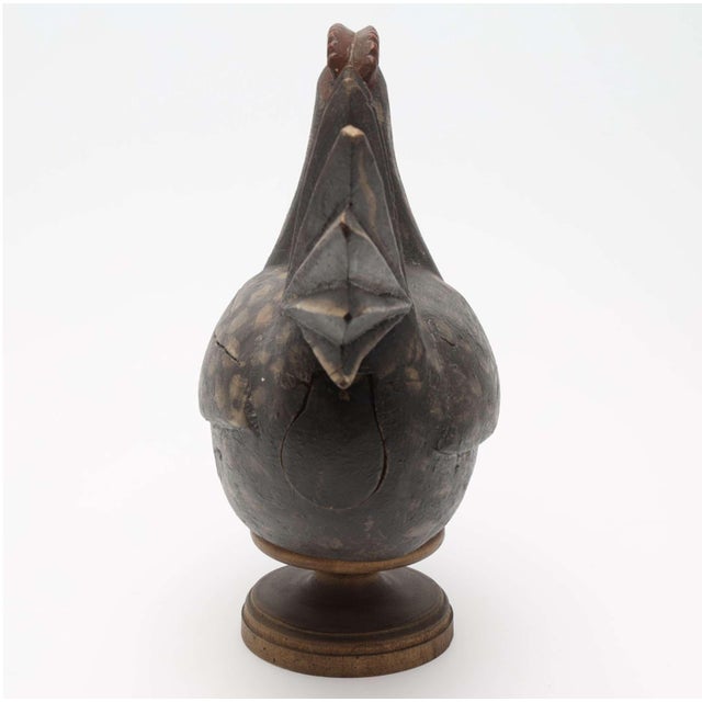 Swedish Folk Wooden Chicken Money Box & Egg Layer, 1920s, Set of 2 For Sale - Image 18 of 18