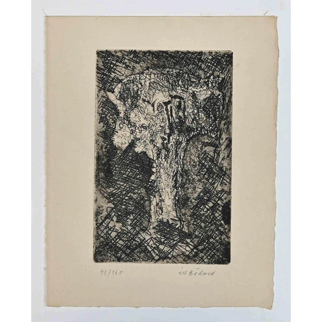 Jean-Claude Bédard, Landscape, Original Etching, Mid-20th-Century For Sale