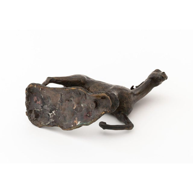 Tanya Poust Horse Patinated Bronze Sculpture, 1969 For Sale - Image 9 of 9