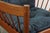 1960s Jorgen Baekmark Spindle Barrel Chair Set of Two in Teak and Rich Blue For Sale - Image 5 of 8