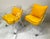 1970s Vintage 1970s Postmodern Charles Hollis Jones Style Lucite Set of Rolling Chairs For Sale - Image 5 of 12