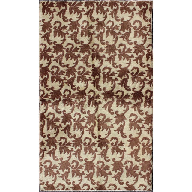 Textile Vintage Mid-Century Turkish Rug - 3′11″ × 6′11″ For Sale - Image 7 of 7