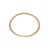 18k Yellow Gold 3.80ctw Diamond Half Eternity Hinged Bangle Bracelet For Sale In Houston - Image 6 of 8