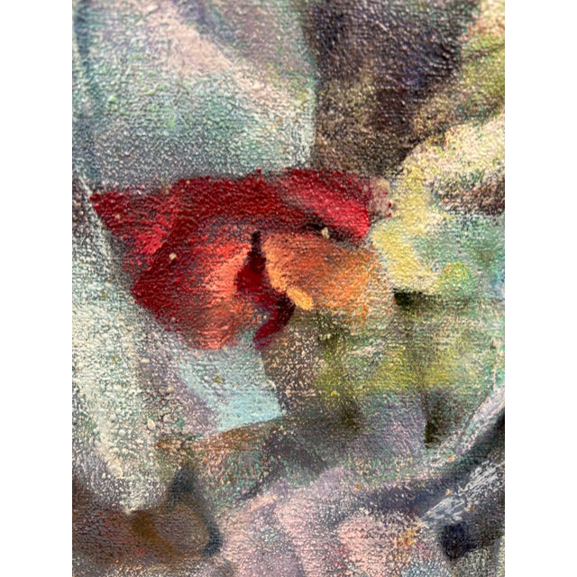 Vintage Contemporary Abstract Oil Painting Marion De Sola Mendes For Sale In New York - Image 6 of 10