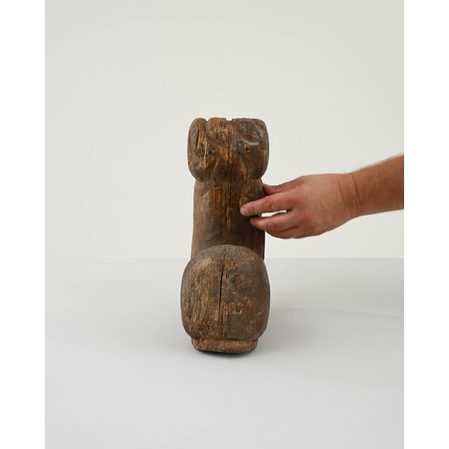 Brown 20th Century French Carved Wooden Boot Decoration For Sale - Image 8 of 18