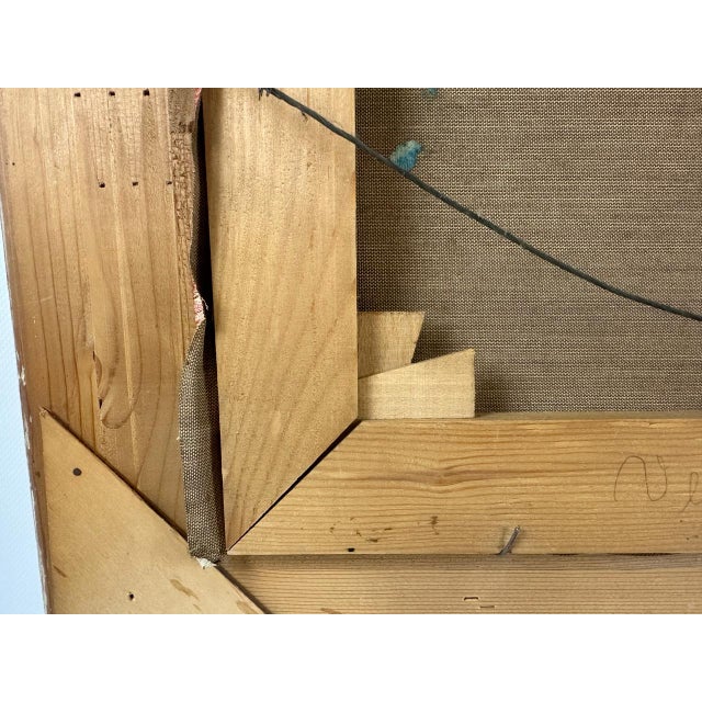 V. Vette, Skyscrapers, Oil on Canvas, 1950s, Framed For Sale - Image 7 of 13