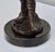 1940s Vintage Solid Bronze Boy Sculpture Statue Marble Base 12” H For Sale - Image 5 of 13