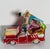Vintage Florida blown glass Flamingo Christmas ornament.