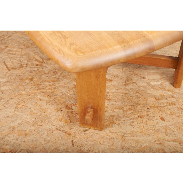 Vintage Table in Oak, 1987 For Sale - Image 3 of 15