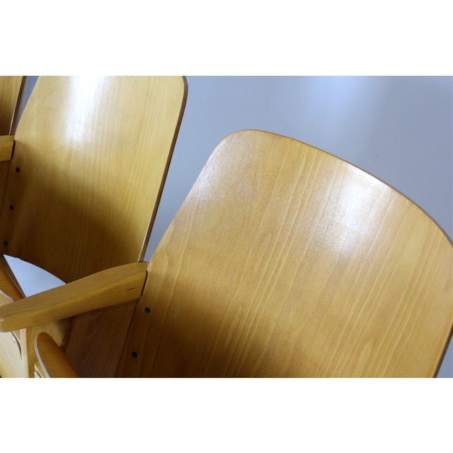 Vintage Cinema Chairs from Ton, 1960s, Set of 7 For Sale - Image 6 of 18