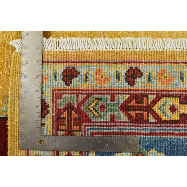 Ziegler Rug 8’2” X 9’11” Red Wool Tribal Hand-Knotted Oriental Carpet For Sale - Image 12 of 12