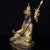 This is a finely crafted gilt bronze sculpture of Padmasambhava (also known as Guru Rinpoche), the revered 8th-century...