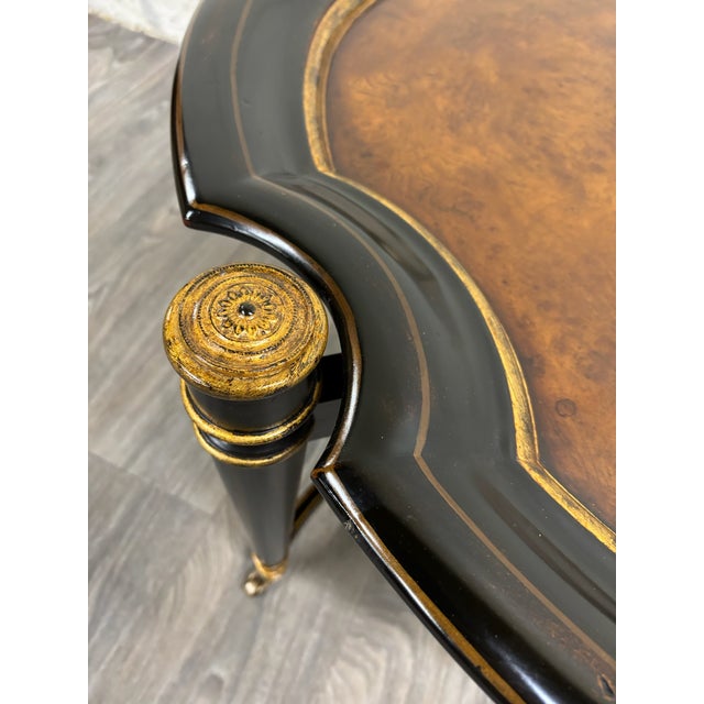 Wood Vintage Maitland Smith Suave Collection Cocktail Coffee Table For Sale - Image 7 of 15