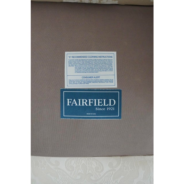 Vintage Fairfield White Wing Back Chairs (Set of 2) For Sale - Image 14 of 16