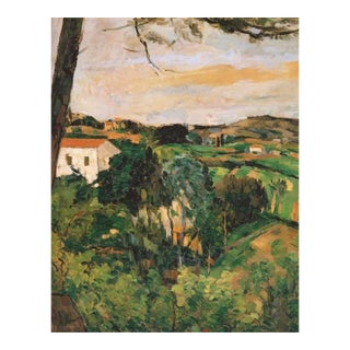 Paul Cezanne Landscape With Red Roof 1876 Giclee LTD Edition For Sale