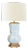 Matthew Izzo Home "Catalina Bloom" Handpainted Tole Table Lamp With Cream Silk Shade For Sale