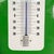 1950s Mid-Century Modern Italian Wall Thermometer in Metal from Perutz, 1950s For Sale - Image 5 of 10