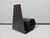 Metal Vintage Mid-Century Black Enameled Rolled Steel Bookend, England For Sale - Image 7 of 9