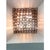 Contemporary Italian Amber-Rosè Squared Murano Glass Squared Flush Mount by Simoeng for Simoeng For Sale - Image 3 of 5