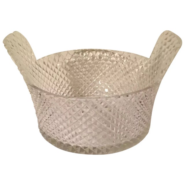 19th Century American Brilliant Cut Crystal Glass Bowl For Sale - Image 9 of 9